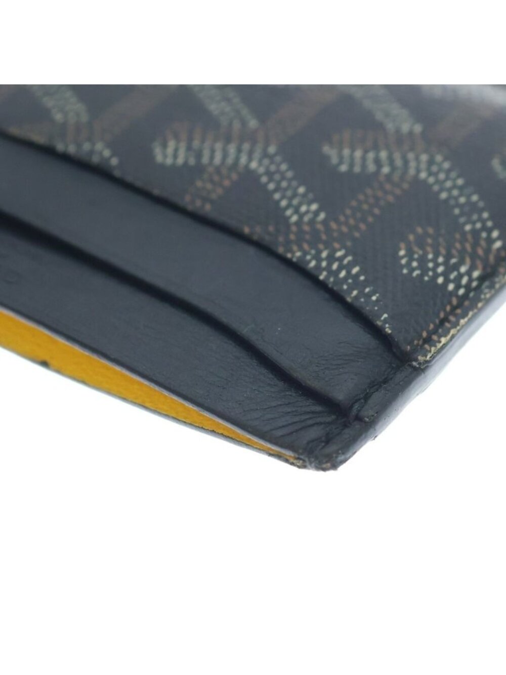 Goyard Saint Sulpice Card Case Business Leather Black Brown - Picture 5 of 6